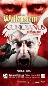 Poster for Wallenstein and Coriolanus